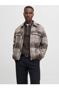 JACK%JONES PREMIUM JPRCCRUSSEL JACKET SN brindle/check