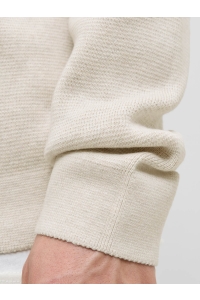 JACK%JONES PREMIUM JPRBLAMILANO STITCH KNIT HALF ZIP S: cloud dancer/melange