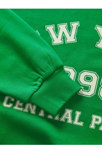 JACK&JONES ORIGINALS JXMERLE RLX SHORT LS CREW SWT LN green bee/new york