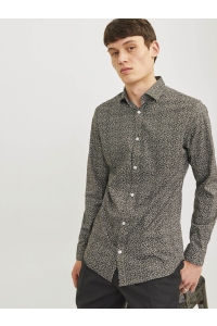 JACK%JONES PREMIUM JPRBLABLACKPOOL STRETCH LS SHIRT SN peat/slim fit