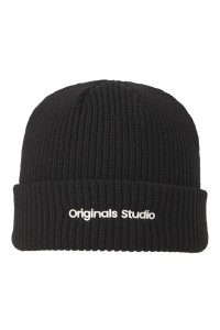 JACK&JONES ORIGINALS JACVESTERBRO BEANIE NOOS black