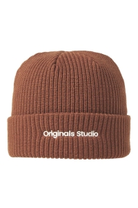 JACK&JONES ORIGINALS JACVESTERBRO BEANIE NOOS brandy brown