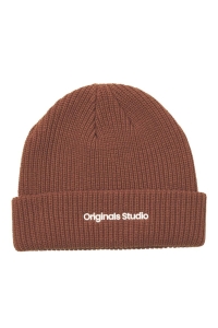 JACK&JONES ORIGINALS JACVESTERBRO BEANIE NOOS brandy brown