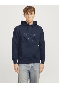 JACK&JONES ORIGINALS JORFREDERIKSBERG SWEAT HOOD SN sky captain