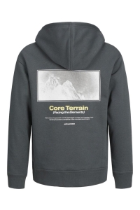 jack en jones boys JCOALPHA MOUNTAIN PRINT SWEAT HOOD : urban chic