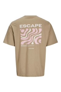 JACK&JONES ORIGINALS JJEAMES TEE SS CREW NECK coriander