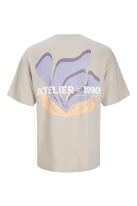 JACK&JONES ORIGINALS JJEAMES TEE SS CREW NECK moonbeam