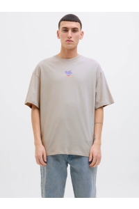JACK&JONES ORIGINALS JJEAMES TEE SS CREW NECK moonbeam