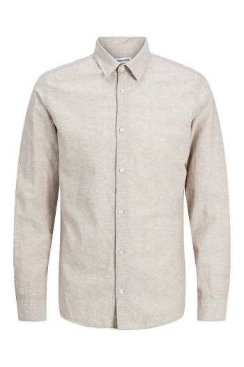 jack en jones boys JJEBREEZE LINEN BLEND SHIRT LS SN J: