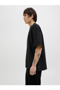 JACK&JONES ORIGINALS JJLOUI OSMOS TEE CREW NECK black