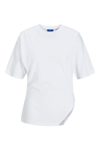 JACK&JONES ORIGINALS JXANNABELL SS ASYM TEE JRS bright white
