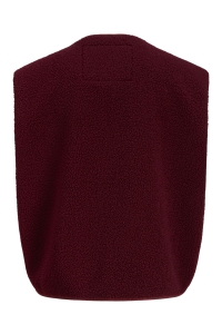 JACK&JONES ORIGINALS JXVERA TEDDY VEST OTW SN cabernet