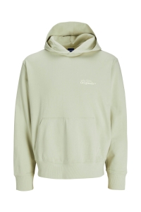 JACK&JONES ORIGINALS JORPAROS TYPE SWEAT HOOD BACK celadon tint