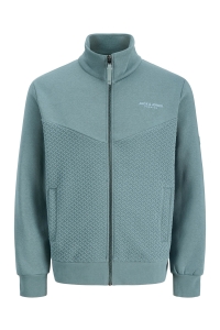 JACK%JONES PREMIUM JPRBLUFRANKIE SWEAT ZIP HIGH NECK goblin blue