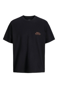 JACK&JONES ORIGINALS JORHYDRA PHOTO TEE SS CREW NECK black