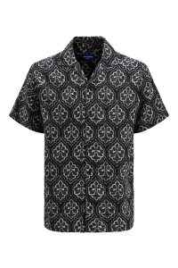JACK&JONES ORIGINALS JORHYDRA NOTO SHIRT SS LN black