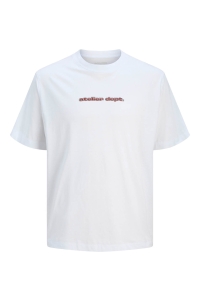 JACK&JONES ORIGINALS JJRODY TEE SS CREW NECK white