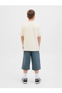 jack en jones boys JCOINFINITY SUN BACK TEE SS CREW N : sweet corn