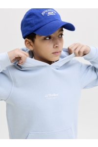 jack en jones boys JJESOHO SWEAT HOOD NOOS JNR celestial blue
