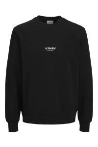 jack en jones boys JJESOHO SWEAT CREW NECK SN JNR black