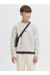 jack en jones boys JJESOHO SWEAT CREW NECK SN JNR moonbeam