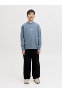 jack en jones boys JJESOHO SWEAT CREW NECK SN JNR blue mirage