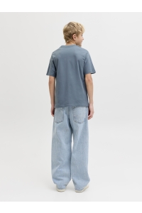 jack en jones boys JJESOHO TEE SS CREW NECK NOOS JNR blue mirage