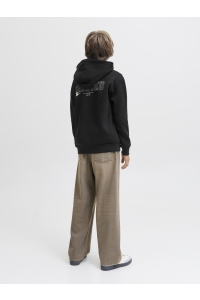 jack en jones boys JJKENJI SWEAT HOOD JNR black