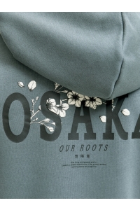 jack en jones boys JJKENJI SWEAT HOOD JNR stormy weather