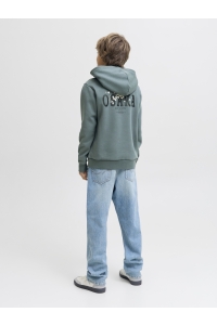 jack en jones boys JJKENJI SWEAT HOOD JNR stormy weather