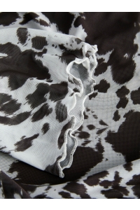 JACK&JONES ORIGINALS JXMINNA MESH LS TOP WVN LN black coffee/cow