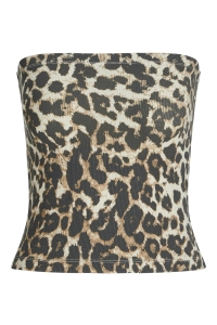 JACK&JONES ORIGINALS JXFIONA STR SL RIB AOP TUBE TOP JRS ancient scroll/leopard