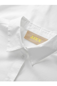 JACK&JONES ORIGINALS JXHENNA LS POPLIN PATCH SHIRT WVN blanc de blanc