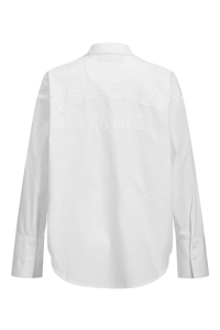 JACK&JONES ORIGINALS JXHENNA LS POPLIN PATCH SHIRT WVN blanc de blanc