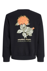 JACK&JONES ORIGINALS JJRODY SWEAT CREW NECK black
