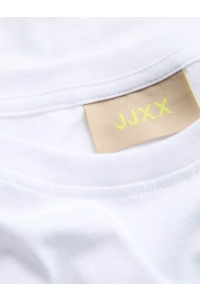 JACK&JONES ORIGINALS JXMIMI SS PRINT TEE JRS bright white/self love