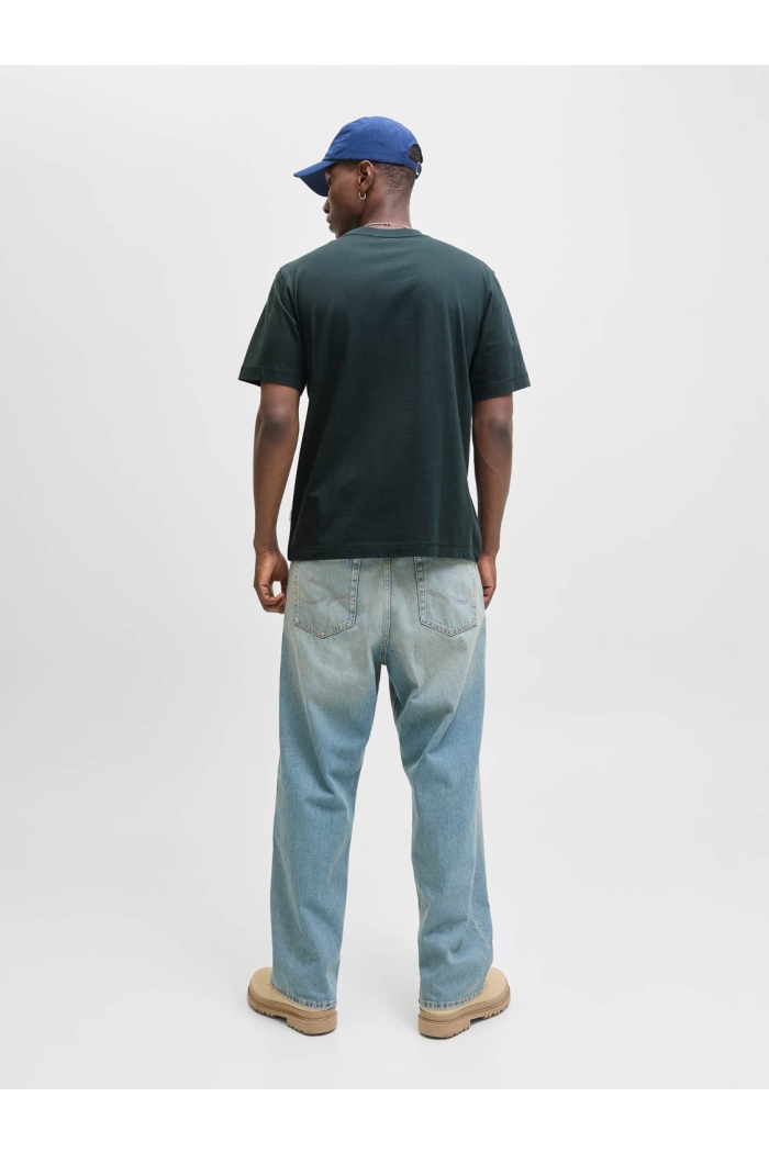 JACK&JONES ORIGINALS JORNORREBRO EMB TEE SS CREW NECK NO: forest river