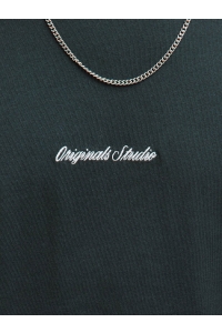 JACK&JONES ORIGINALS JORNORREBRO EMB TEE SS CREW NECK NO: forest river