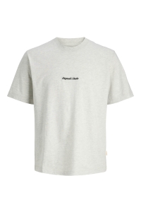 JACK&JONES ORIGINALS JORNORREBRO EMB TEE SS CREW NECK NO: bright white