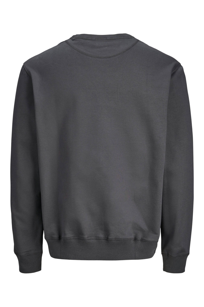 JACK&JONES ORIGINALS JORNORREBRO EMB SWEAT CREW NOOS asphalt