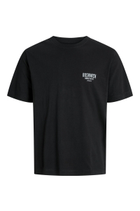 JACK&JONES ORIGINALS JORYORK BACK TEE SS CREW NECK black