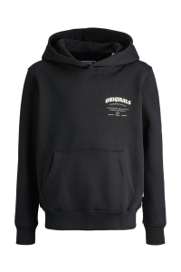 jack en jones boys JORMEADOWS SWEAT HOOD JNR black