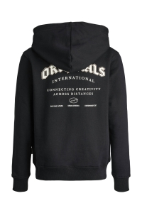 jack en jones boys JORMEADOWS SWEAT HOOD JNR black