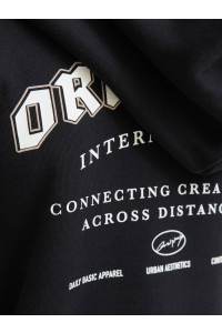 jack en jones boys JORMEADOWS SWEAT HOOD JNR black