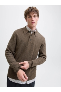 JACK%JONES PREMIUM JPRBLAMAVERICK KNIT PACK BF LN brindle/polo