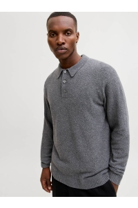 JACK%JONES PREMIUM JPRBLAMAVERICK KNIT PACK BF LN grey melange/polo