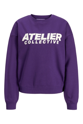 JACK&JONES ORIGINALS JXJACKIE LS RLX PRINT CREW SWT