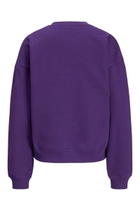 JACK&JONES ORIGINALS JXJACKIE LS RLX PRINT CREW SWT petunia/atelier