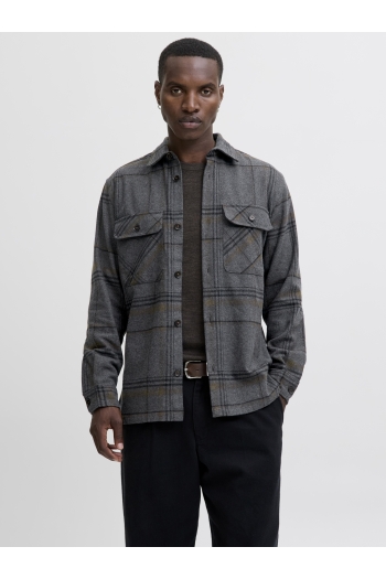 JACK%JONES PREMIUM JPRRAYLE MELANGE CHECK L/S OVERSHIR: