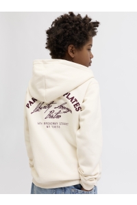 jack en jones boys JORBEDFORD SWEAT ZIP HOOD JNR antique white